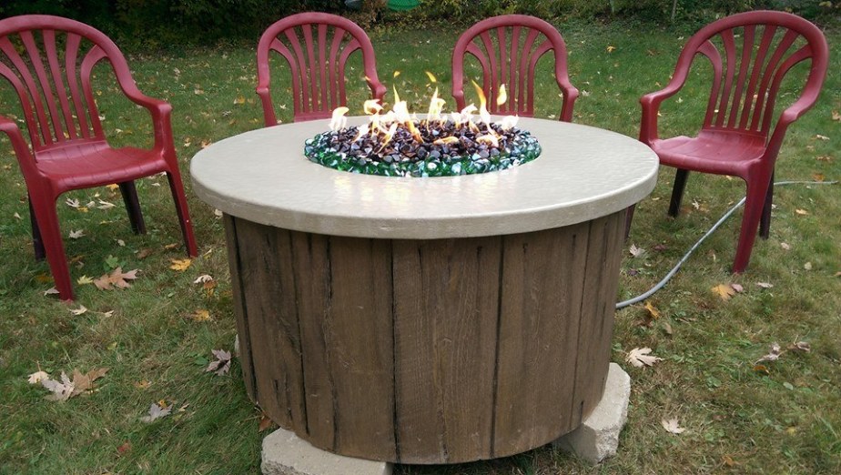 GFRC Firepit Wood you believe